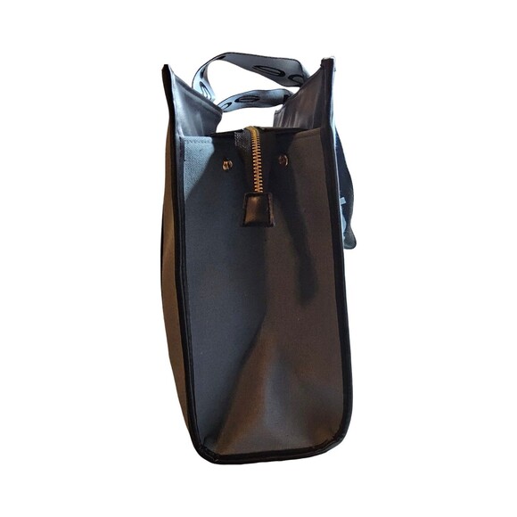 Bebe Hana Canvas Tote in Storm Gray NWT Retails $129 - Picture 5 of 11